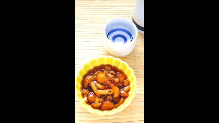 【レシピ動画】材料１つですぐできる☆簡単作り置き♪なめこのめんつゆ煮★料理動画チャンネル【hirokohのおだいどこ】 #Shorts #Shorts