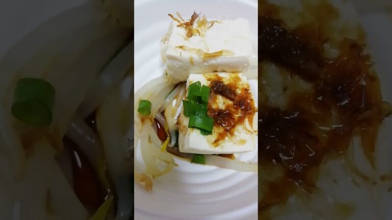 もやし湯豆腐風　レンチンして　ポン酢醤油又はだし醤油で　あったまる　キャベツ　白菜等も良いです。