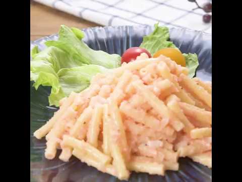 作り置きしてドレッシングをなじませて タラコマカロニ ｜ moguna[モグナ]