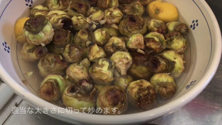 【vlog 】「南イタリア・プーリア便り」カルチョフィの下処理と簡単パスタ料理