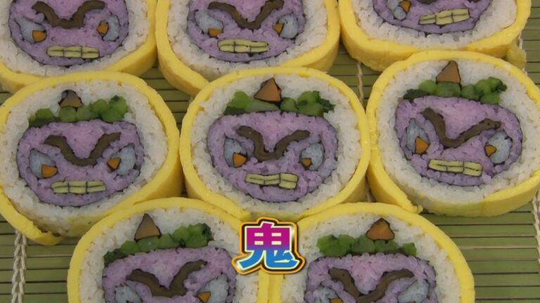 鬼（太巻き祭りずし）  協力 千葉伝統郷土料理研究会