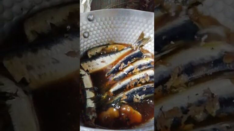 鍋　いわしの煮つけ　生姜入れて