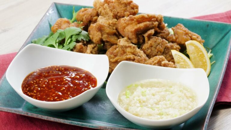 唐揚げ味変タレ　ヤンニョムタレ/ネギ塩レモンタレ【マルイレシピ】