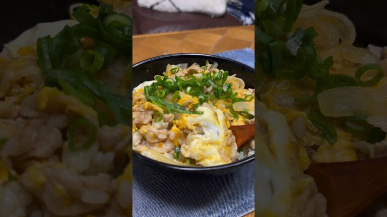 豚バラの卵とじ丼がエグい