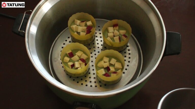 【大同電鍋レシピ】さつまいもの抹茶蒸しパン