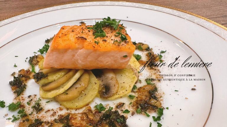 『サーモンのソテー、ブールノワゼット』お家で簡単フレンチレシピ