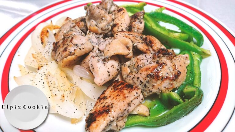 鶏もも肉の黒胡椒焼き【料理】