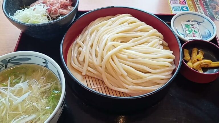 神奈川グルメ 神奈川ランチ 飯テロ 久兵衛屋 塩ねぎ肉汁うどん 孤独のグルメ 男飯 昼飯 JapaneseFood UDON Mukbang