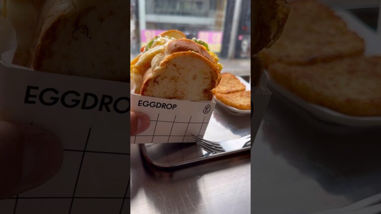 韓国の人気エッグサンド店【EGG DROP】行ってみた！