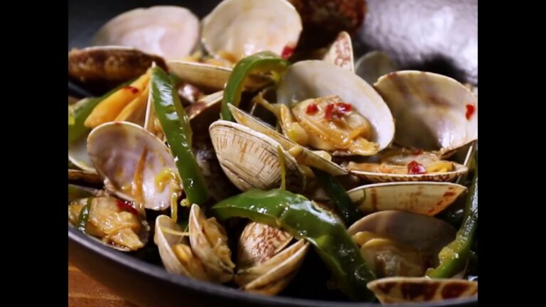 豆板醤の辛味が本格的 あさりの豆板醤炒め