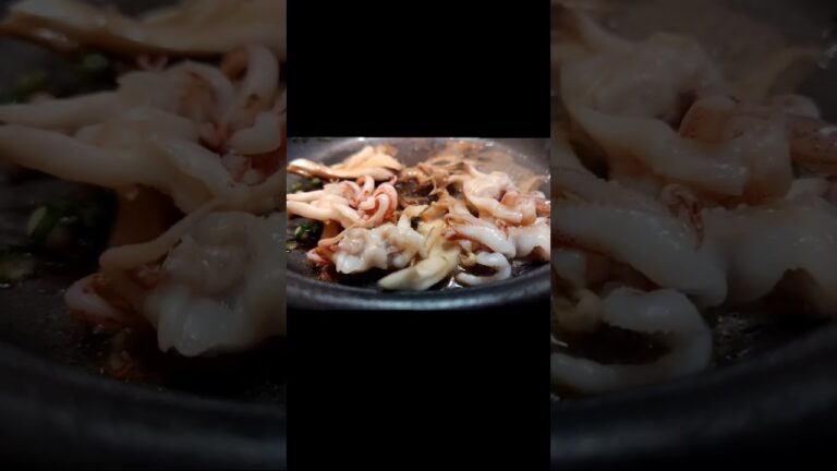 ジュワ～！イカゲソのバター焼きが美味しそう