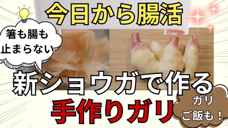 【手作りガリとガリ混ぜごはん】旬の新ショウガで、疲れや冷えを吹き飛ばす“やさしい常備菜”作りませんか？疲れ・冷え・胃腸を整える無添加ガリ。#健康 #栄養 #食事 #やさい食堂 #料理