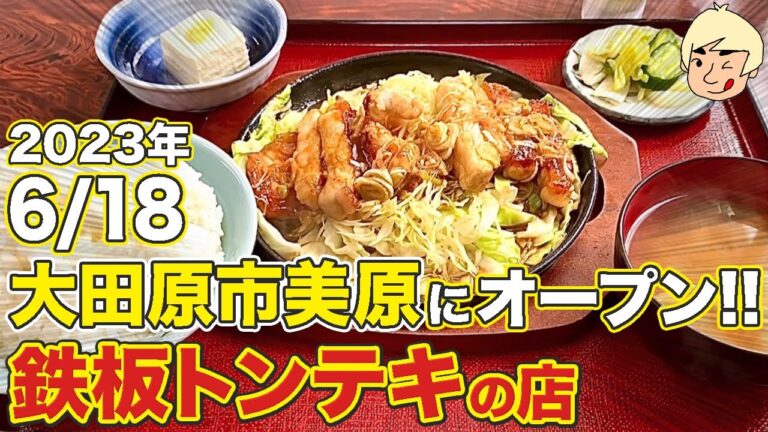 【栃木グルメ】2023年6月18日オープン！鉄板トンテキやタミナ焼豚丼が楽しめるお店！ 鉄板トンテキ えびす食堂【栃木県大田原市】407