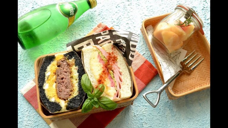 【お弁当作り】サンドイッチ弁当の作り方〜How to make Japanese bento lunch box〜