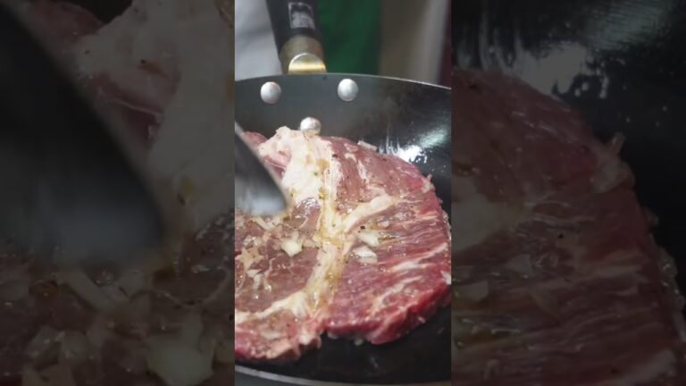 シャリアピンステーキ丼🥩#shorts