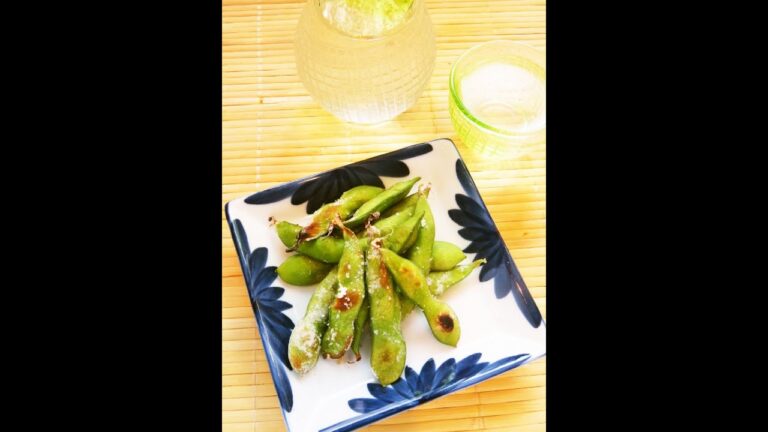 【簡単レシピ】夏野菜おつまみ☆簡単♪焼き枝豆★料理動画チャンネル【hirokohのおだいどこ】 #Shorts