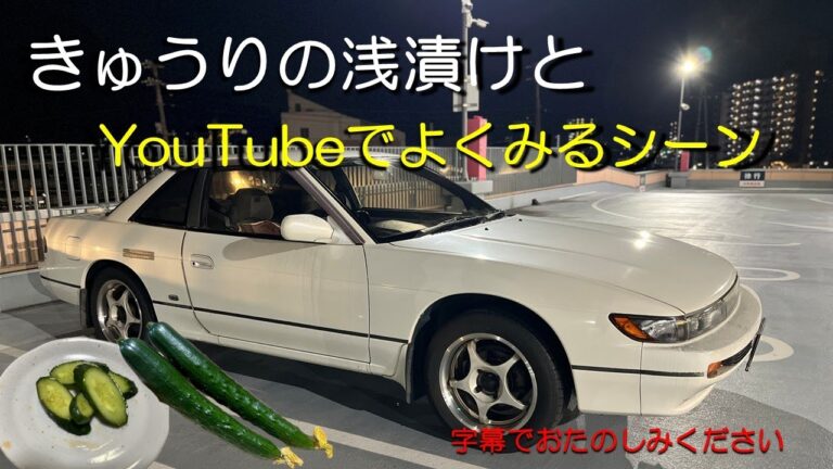 きゅうりの浅漬けとシルビアでやってみたかったシーン
