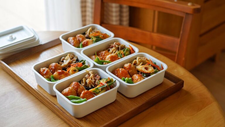 【冷凍弁当】平日温めるだけ♪管理栄養士のヘルシー冷凍つくね弁当【おかずのみ５日分】