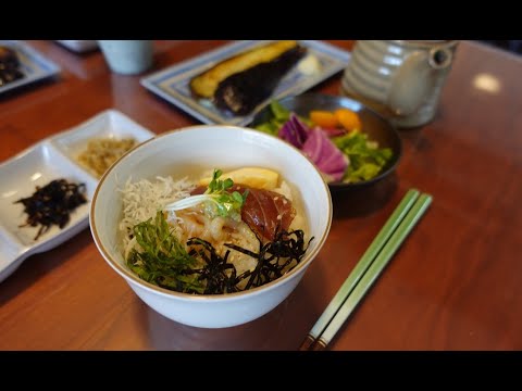 余ったお刺身でおしゃれな朝食「づけ茶漬け」(料理編４６)２