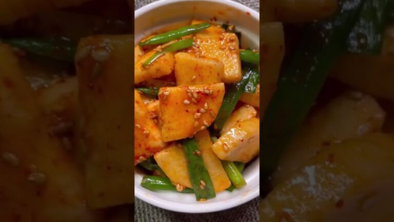 家にある調味料だけで簡単長芋キムチ