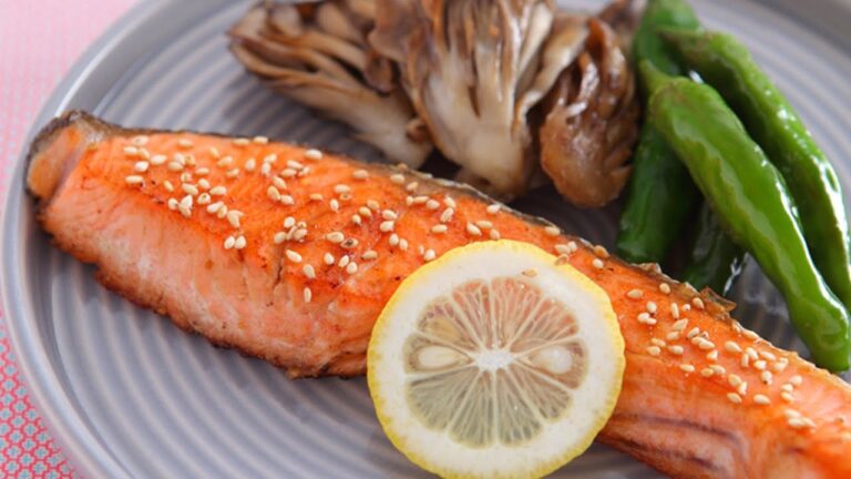 鮭のレモン照り焼き