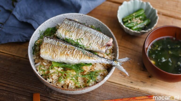食材３つで完成！ワンパン さんまご飯 の レシピ 作り方