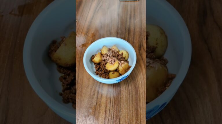 【簡単！甘辛煮】新じゃが×牛ミンチ｜ご飯が止まらない煮物レシピ　#料理  #簡単レシピ  #おうちごはん