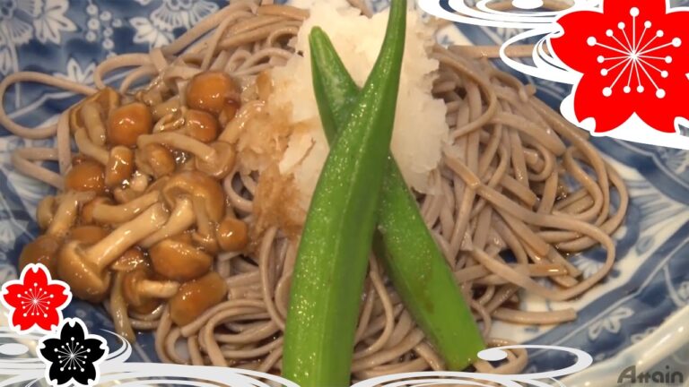 ヘルシー蕎麦✿日本の家庭料理【日本料理レシピTV】