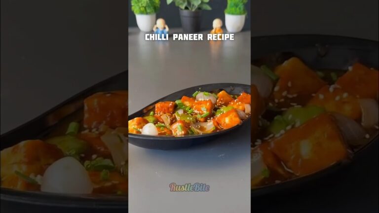 Spicy Chilli Paneer Recipe!Fire up your taste buds! 🌶️🧀🔥#ChilliPaneer #SpicyDelight #DesiFlavors
