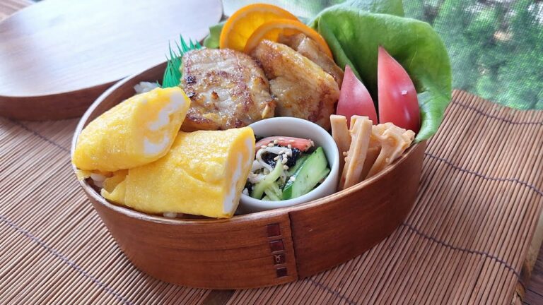 豚肉のカレー焼き弁当(材料を使い回して、余らせないお弁当作り)#お弁当 #obento #lunchbox #自分弁当 #ランチ