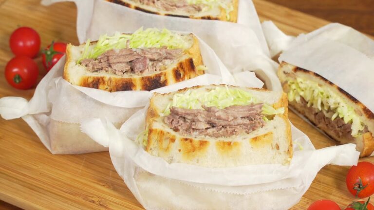 【井上かなえ】自家製コンビーフでトーストサンド
