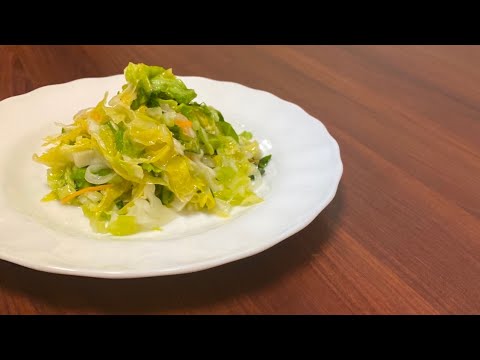 プロが教える！超簡単コールスロー（キャベツのサラダ）の作り方！