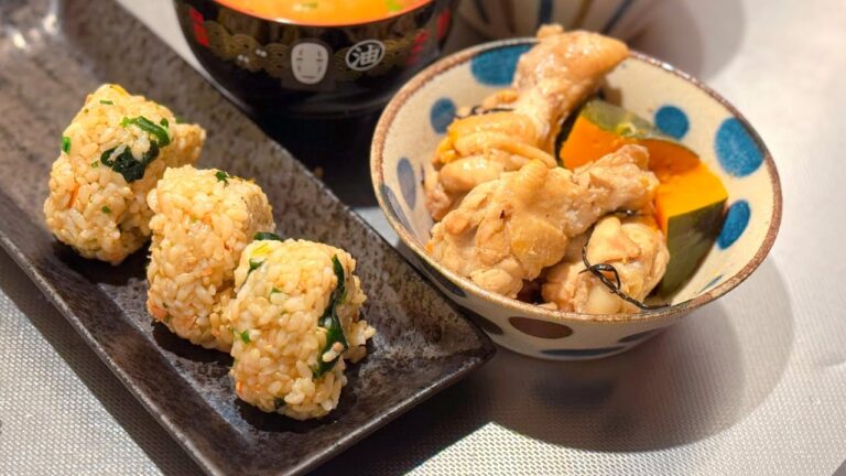 手羽元のさっぱり煮｜まぜご飯おにぎり