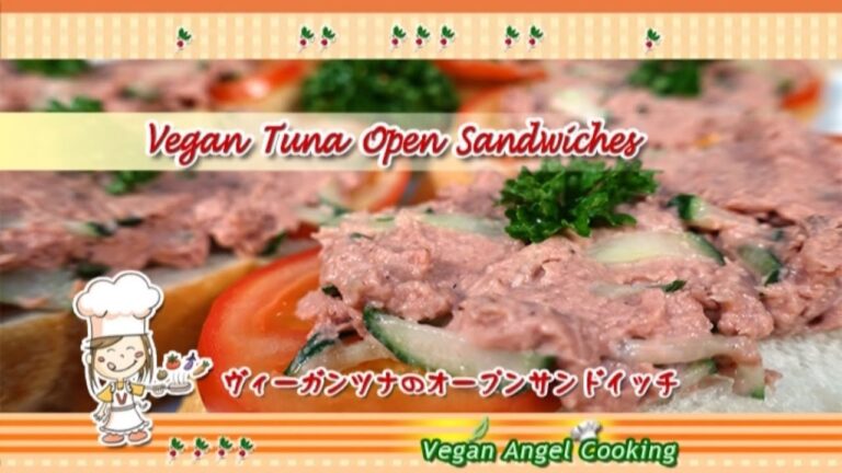 【ヴィーガンハムべースからの応用】ヴィーガンツナのオープンサンドイッチ（Vegan Tuna Open Sandwiches）