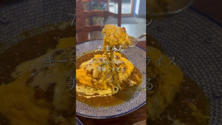 鈴鹿の絶品オムライス店　キーマカレーオムライス美味しかった　# #三重グルメ #グルメ #三重県 #三重観光