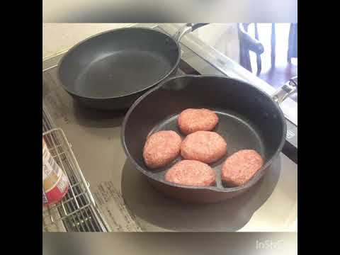 毎日ご飯♡アボカド和風サラダ&ハンバーグ
