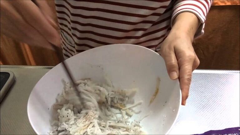 大根レシピ　大根とちくわのゆかり天ぷら　How to make a radish tempura