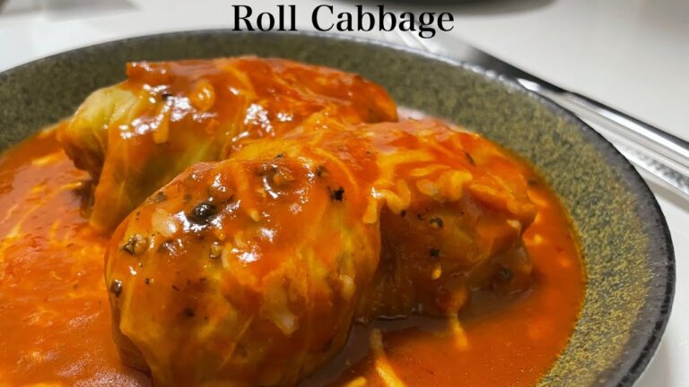 美味ロールキャベツの作り方🥬 : ヘルシーな鶏ひき肉で。バターが香るキャロットライスも作ったよ！🥕