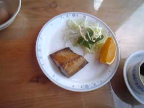 朝食かぼちゃチーズ焼き
