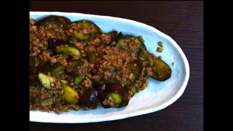 中華料理 茄子の味噌炒めの作り方 大豆ミート