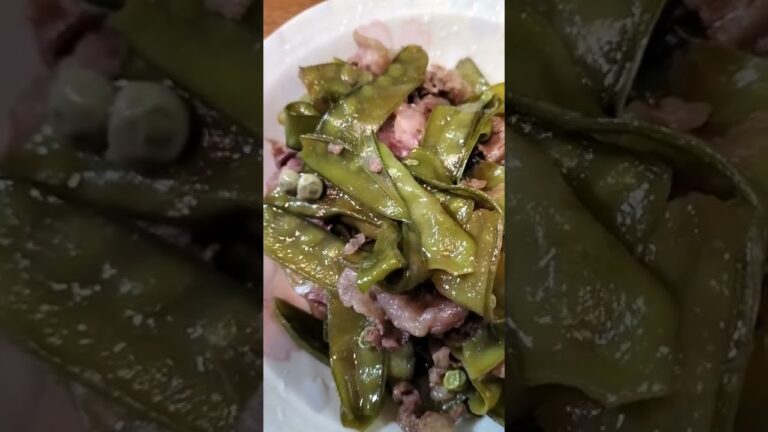 絹さやの牛肉炒め　5月9日　＃Shorts