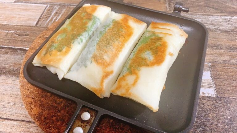 ［ホットサンドメーカー］サラダチキン、梅肉、大葉、チーズのヘルシー春巻き#shorts