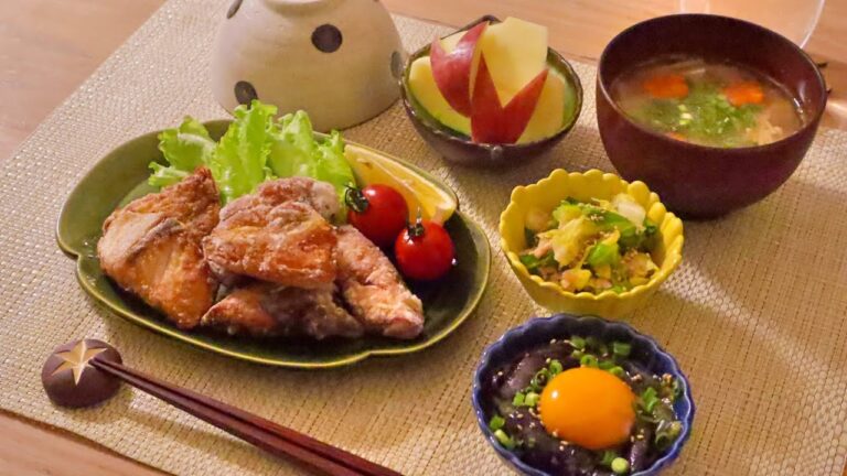 作り置きなし！40分で一汁三菜晩ごはん