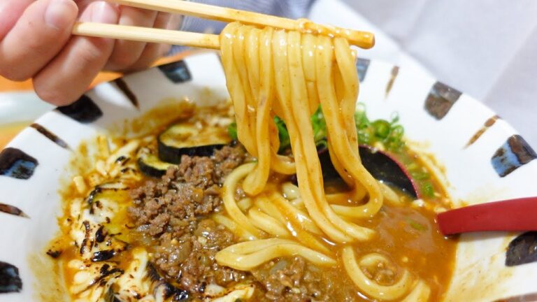 【最高にご飯が欲しくなるうどん!!炙りチーズが香るうどん出汁を使ったカレーうどん!!】閑静な住宅街にある讃岐うどんの名店【麺匠くすがみ】香川県高松市