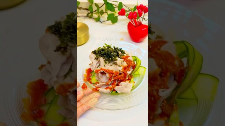 #豚しゃぶ パサパサしない！美味しくたべる タレ2種類でこの夏の暑さを乗り切ろ#冷しゃぶ #豚肉 #ダイエットレシピ