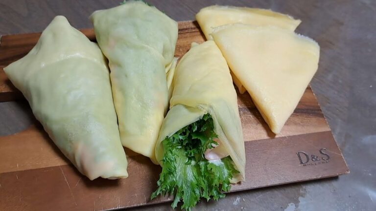 しっとりもっちり米粉クレープを作ってみた。