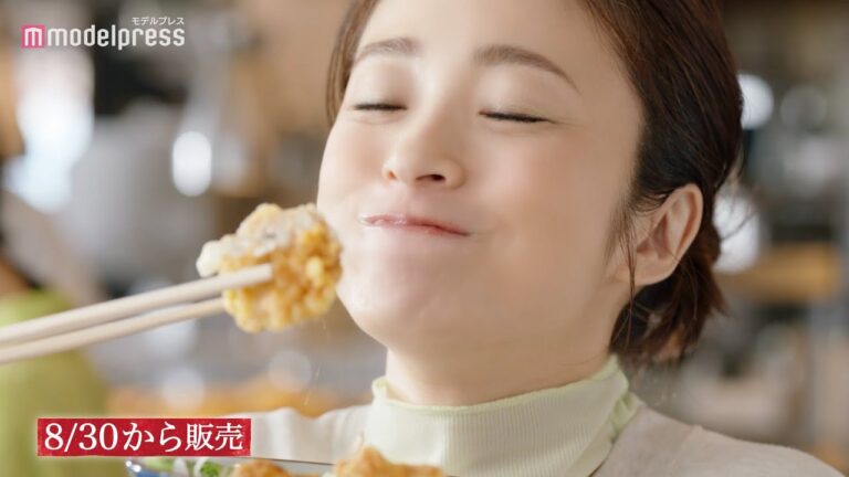 上戸彩、至福の表情と食べっぷりを披露！丸亀製麺「待ちきれません！タル鶏天ぶっかけ」予告篇
