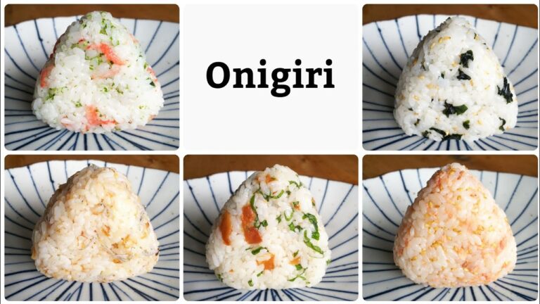 【onigiri】簡単な材料を混ぜるだけ☆アレンジおにぎり5選【初級編】How to make onigiri