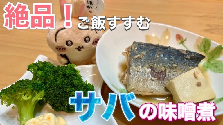 絶品！サバの味噌煮🐟