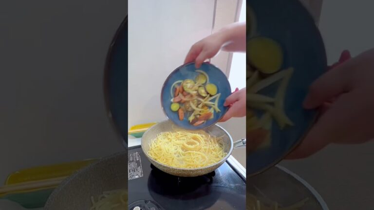 なすナポリタン #簡単レシピ